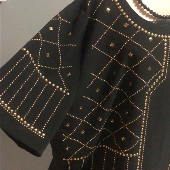 New!😃❤️ Honey punch black blouse. - Picture 2 of 10